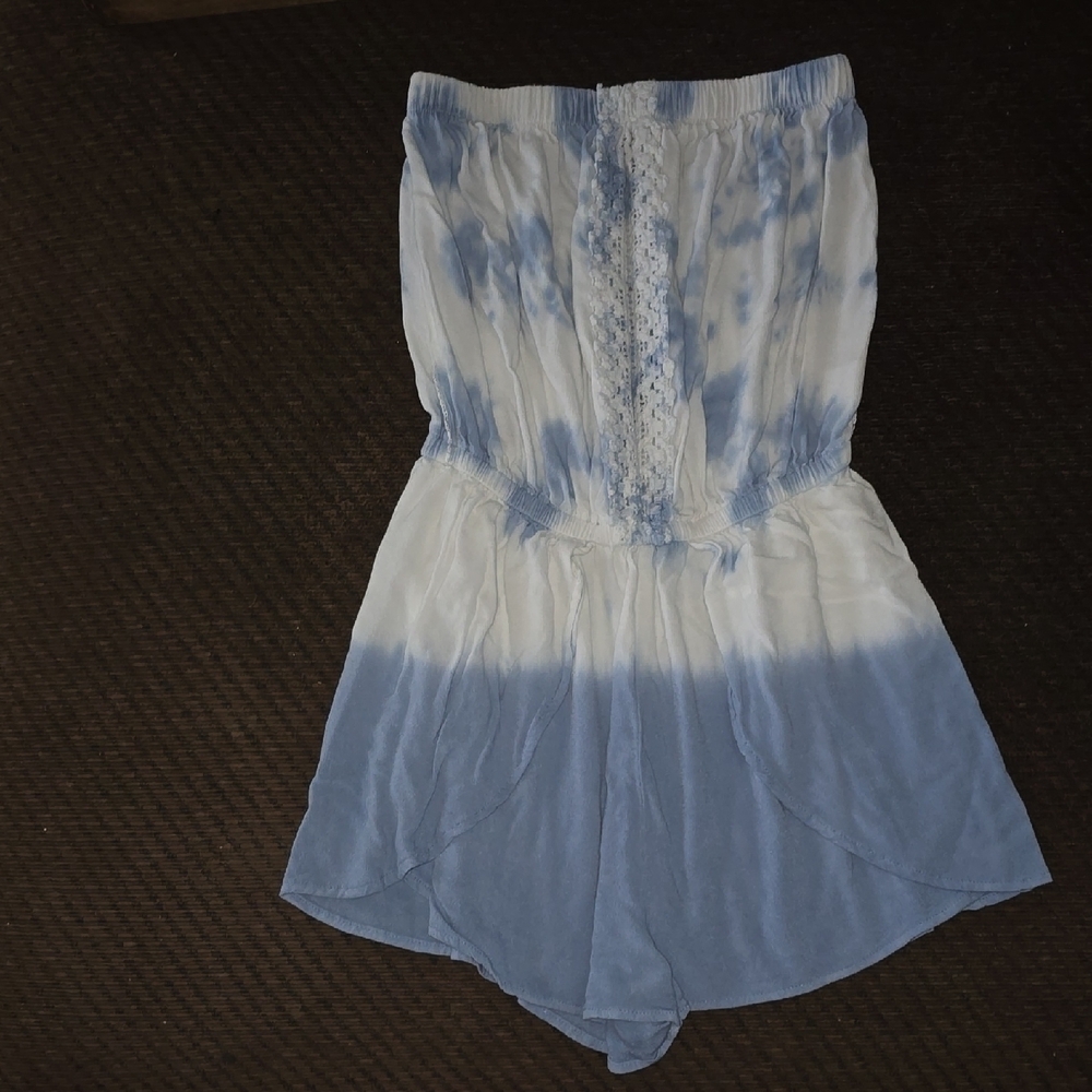 Ron Jon Blue and White Romper